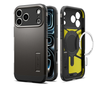 Etui ochronne do smartfonów Spigen Tough Armor T MagSafe do iPhone 18 Pro/17 Pro (gunmetal)